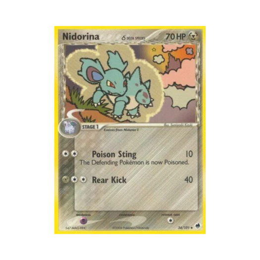 포켓몬 TCG 니드리나 U EX 드래곤 프론티어스 (영문판)