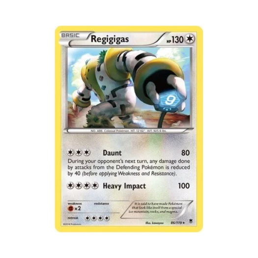 Pokemon TCG Regigigas RH Phantom Forces (English Ver.)