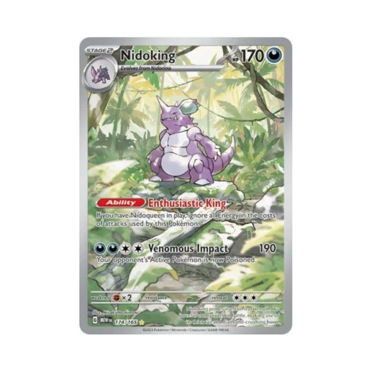 Pokemon TCG Nidoking IR Scarlet & Violet 151 (English Ver.)