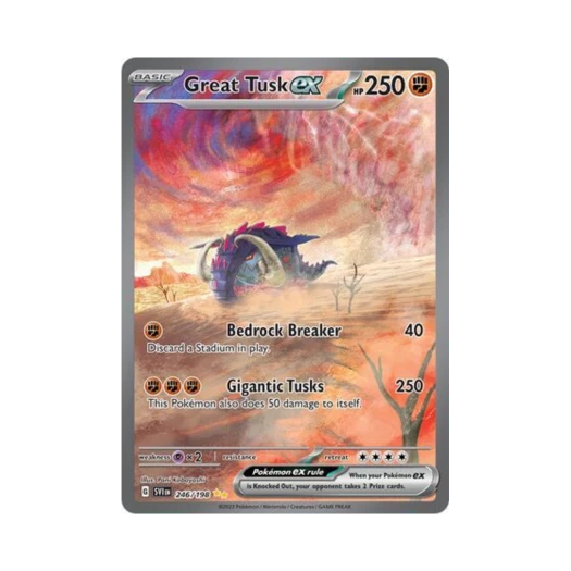 Pokemon TCG Great Tusk ex SIR Scarlet & Violet (English Ver.)