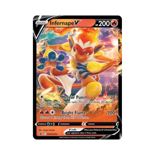 포켓몬 TCG 초염몽 V 점보 P 소드 & 실드 프로모카드 (영문판)