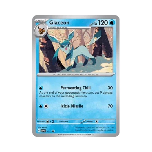 포켓몬 TCG 글레이시아 P 스칼렛 & 바이올렛 프로모 카드 (영문판)