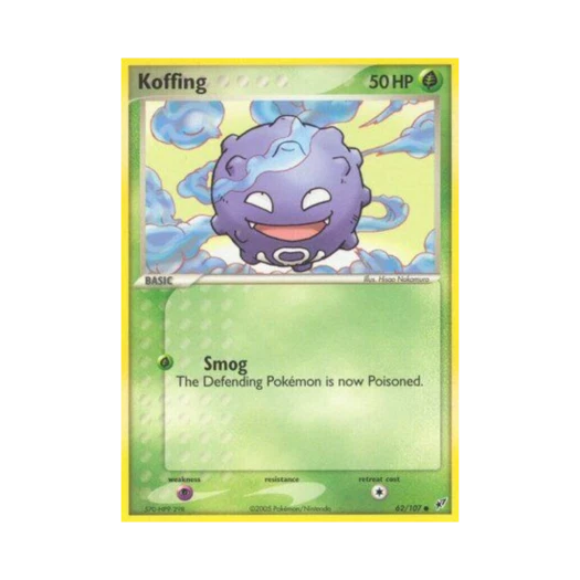 포켓몬 TCG 또가스 C EX 테오키스 (영문판)