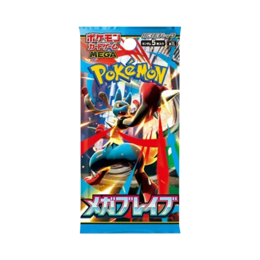 포켓몬 TCG 메가 확장팩 메가 브레이브 팩 (5장/일어판) 카드 이미지