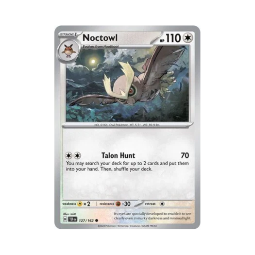 포켓몬 TCG 야부엉 C 템포럴 포시스 (영문판) 카드 이미지