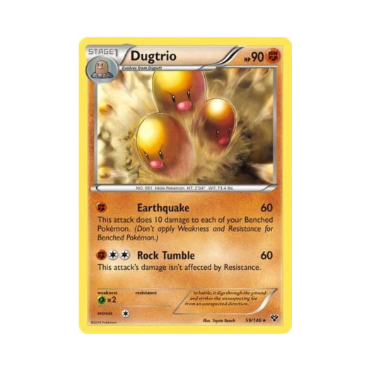 포켓몬 TCG 닥트리오 R XY (영문판)