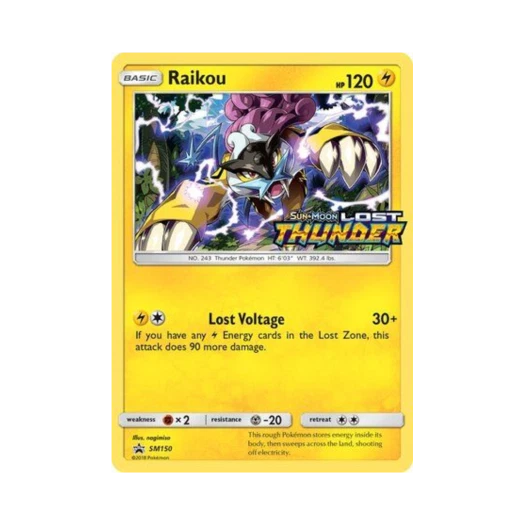 포켓몬 TCG 라이코 P 썬 & 문 프로모카드 (영문판)
