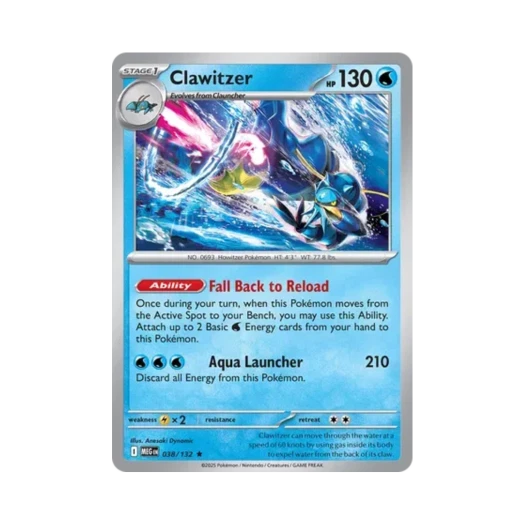 Pokemon TCG Clawitzer R Mega Evolution (English Ver.)