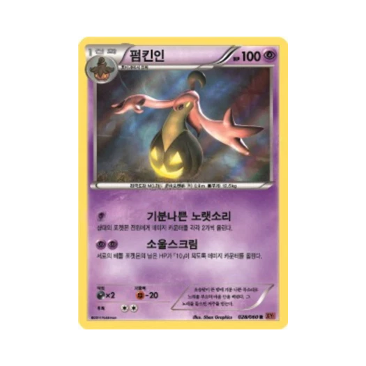 포켓몬 TCG 펌킨인 R Y컬렉션 (한글판)