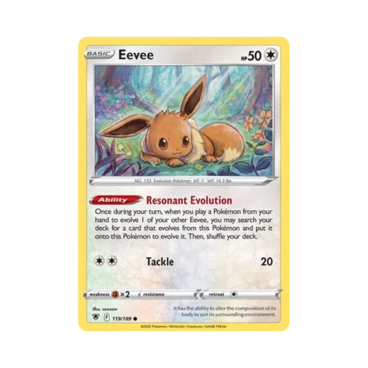 Pokemon TCG Eevee C Astral Radiance (English Ver.)