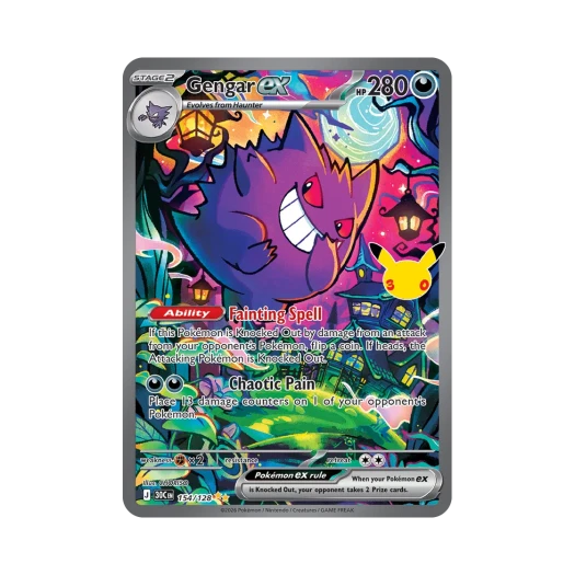 Pokemon TCG Gengar ex SAR 30th Celebration (English Ver.)