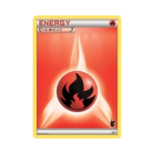 포켓몬 TCG 기본 불꽃 에너지 배틀 체인지 비크티니덱 (한글판)