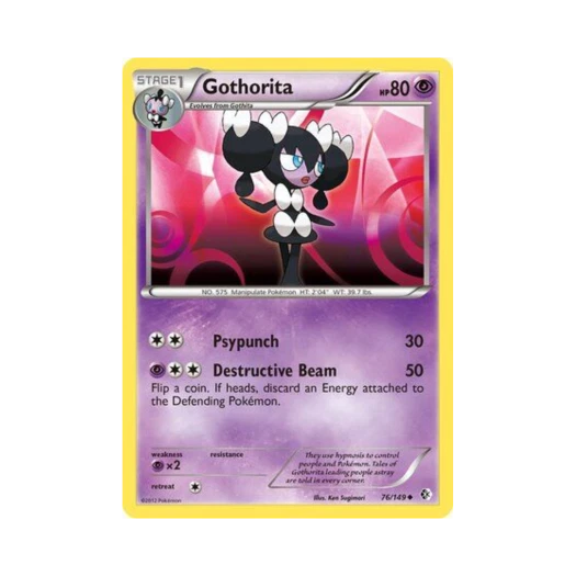 Pokemon TCG Gothorita U Boundaries Crossed (English Ver.)