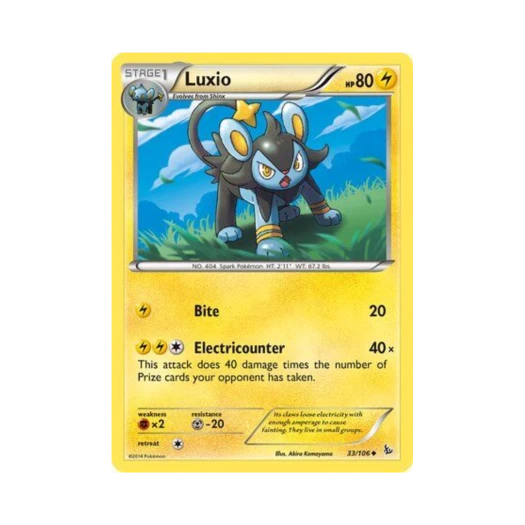 Pokemon TCG Luxio U Flashfire (English Ver.)