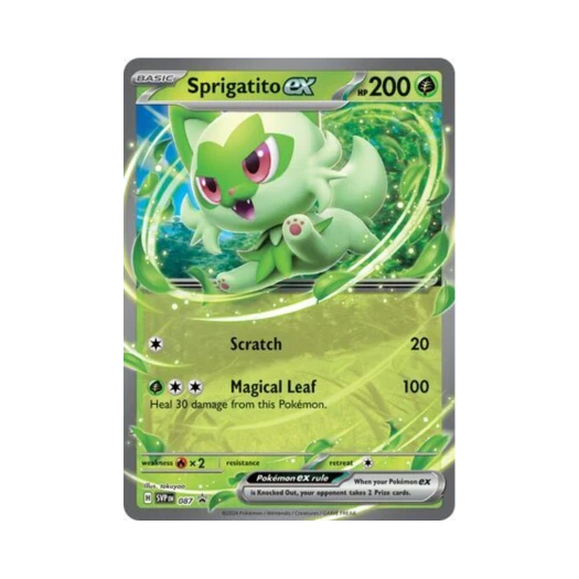 포켓몬 TCG 나오하 ex P 스칼렛 & 바이올렛 프로모 카드 (영문판)