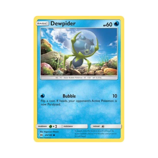 Pokemon TCG Dewpider C Sun & Moon (English Ver.)
