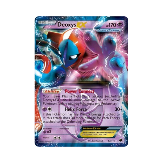 포켓몬 TCG 테오키스 ex RHE 플라스마 프리즈 (영문판)