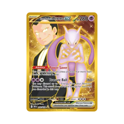 포켓몬 TCG 로켓단의 뮤츠 ex HR 데스티니드 라이벌스 (영문판)