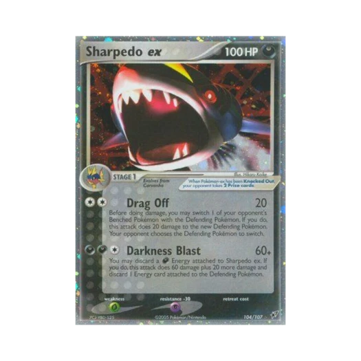 포켓몬 TCG 샤크니아 ex RHe EX 테오키스 (영문판)