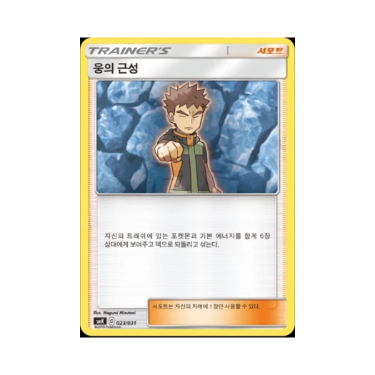 포켓몬 TCG 웅의 근성 썬&문 스타터 세트 격투 롱스톤 GX (한글판)