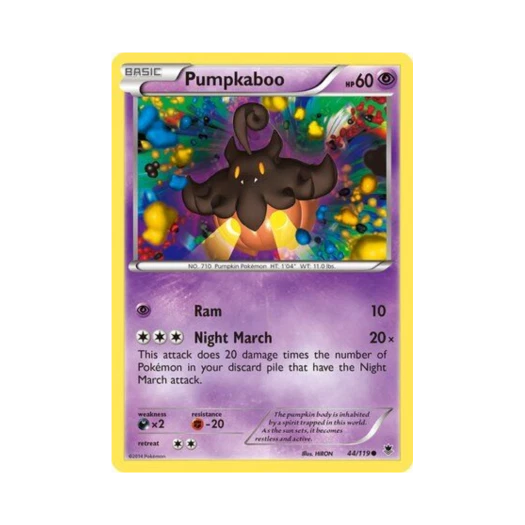 Pokemon TCG Pumpkaboo C Phantom Forces (English Ver.)