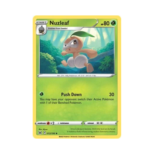 Pokemon TCG Nuzleaf U Lost Origin (English Ver.)