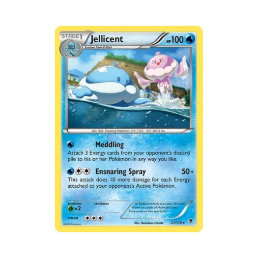 Pokemon TCG Jellicent R Phantom Forces (English Ver.)