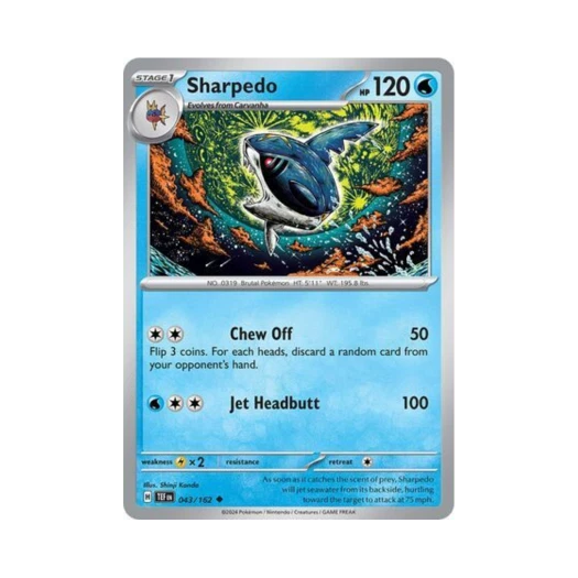포켓몬 TCG 샤크니아 U 템포럴 포시스 (영문판) 카드 이미지