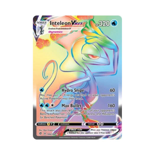 Pokemon TCG Inteleon VMAX RR Rebel Clash (English Ver.)
