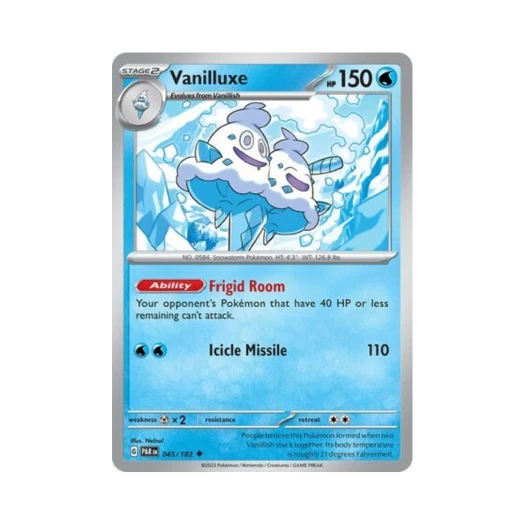 Pokemon TCG Vanilluxe U Paradox Rift (English Ver.)