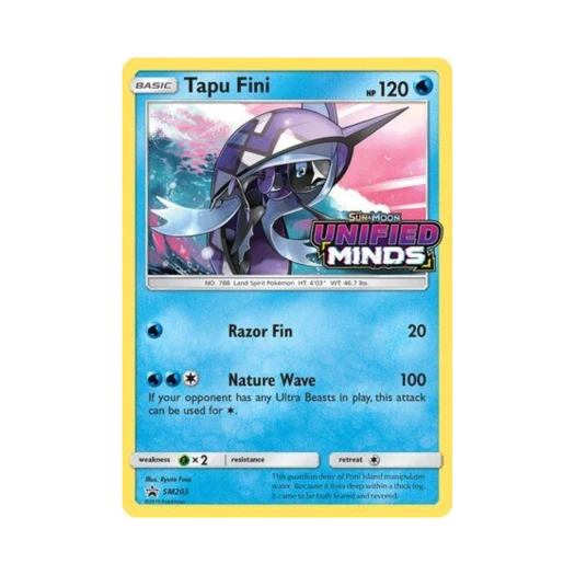 포켓몬 TCG 카푸느지느 P 썬 & 문 프로모카드 (영문판)