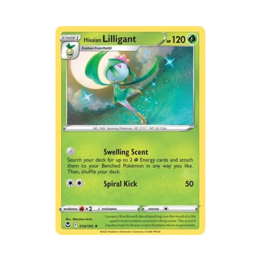 Pokemon TCG Hisuian Lilligant R Silver Tempest (English Ver.)