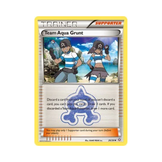 포켓몬 TCG 아쿠아단의 조무래기 U 더블 크라이시스 (영문판)
