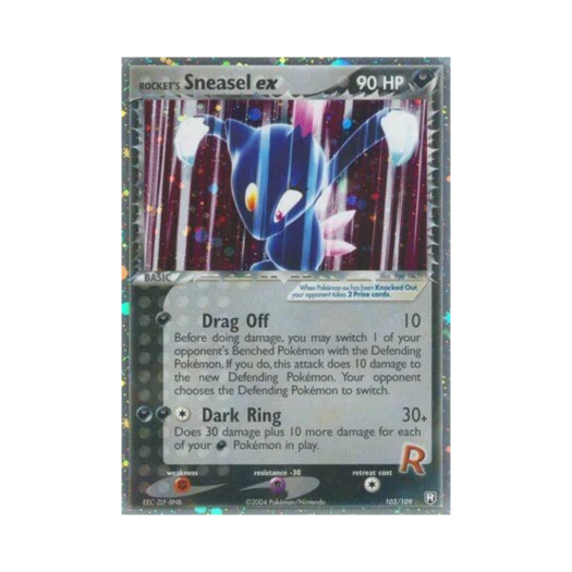 Pokemon TCG Rocket's Sneasel ex RHe EX Team Rocket Returns (English Ver.)