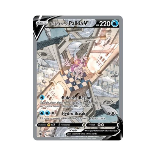 Pokemon TCG Origin Forme Palkia V RU Astral Radiance (English Ver.)