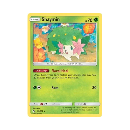 포켓몬 TCG 쉐이미 RH 로스트 썬더 (영문판)