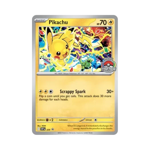 포켓몬 TCG 피카츄 P 스칼렛 & 바이올렛 프로모 카드 (영문판) 카드 이미지