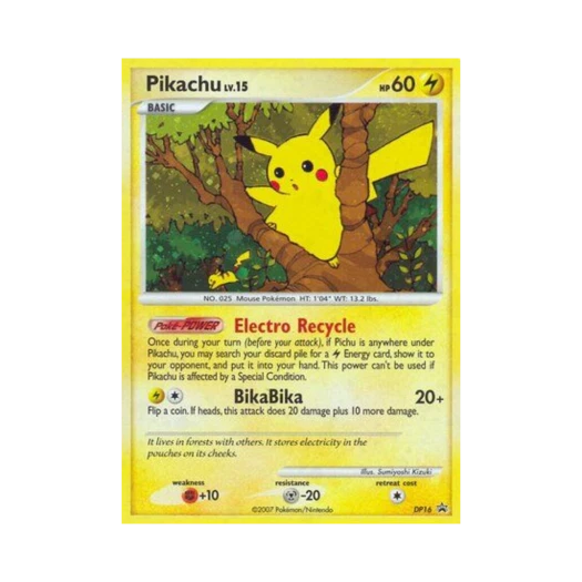 Pokemon TCG Pikachu P Diamond & Pearl Promos (English Ver.)