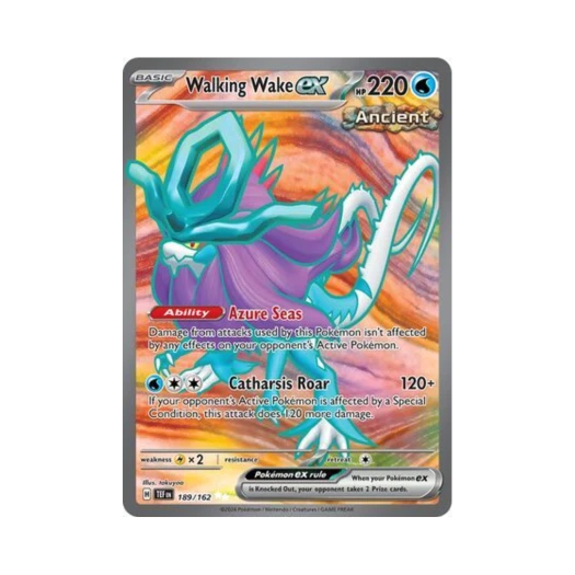 포켓몬 TCG 굽이치는물결 ex UR 템포럴 포시스 (영문판)