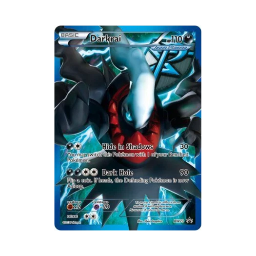 포켓몬 TCG 다크라이 P 블랙 & 화이트 프로모카드 (영문판)