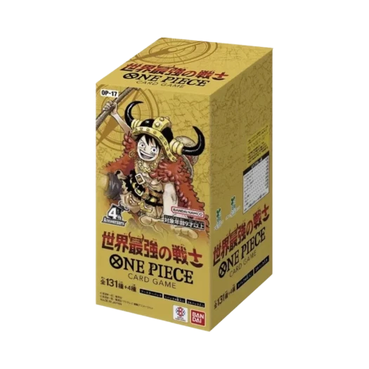 원피스 TCG OP-17 부스터팩 세계 최강의 전사 박스 (24개/일어판) 상품 이미지