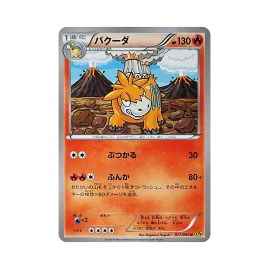 Pokemon TCG Camerupt U Rage Of The Torn Heavens (Japanese Ver.)