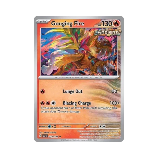 포켓몬 TCG 꿰뚫는화염 R 서징 스파크 (영문판) 카드 이미지