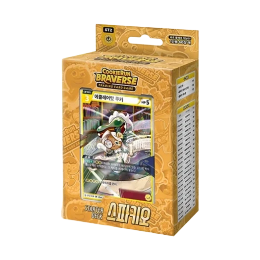 쿠키런 TCG 쿠키런 브레이버스 스타터 덱 스파키오 (60팩/한글판) 상품 이미지