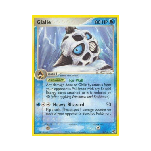 포켓몬 TCG 얼음귀신 U EX 히든 레전드 (영문판)