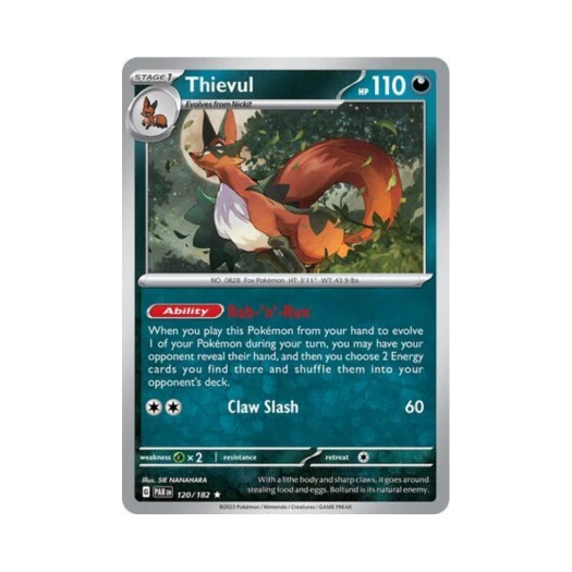 포켓몬 TCG 폭슬라이 R 파라독스 리프트 (영문판)