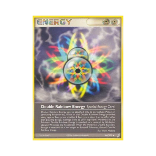 포켓몬 TCG 더블 레인보우 에너지 R EX 크리스탈 가디언스 (영문판)