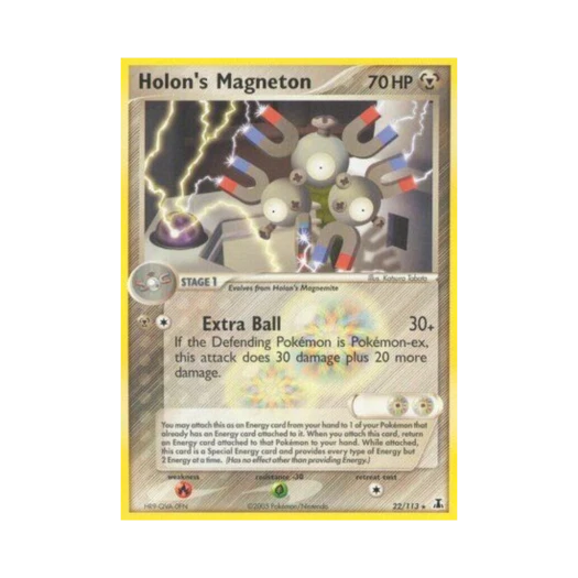 포켓몬 TCG 홀론의 레어코일 R EX 델타 스페이시스 (영문판)