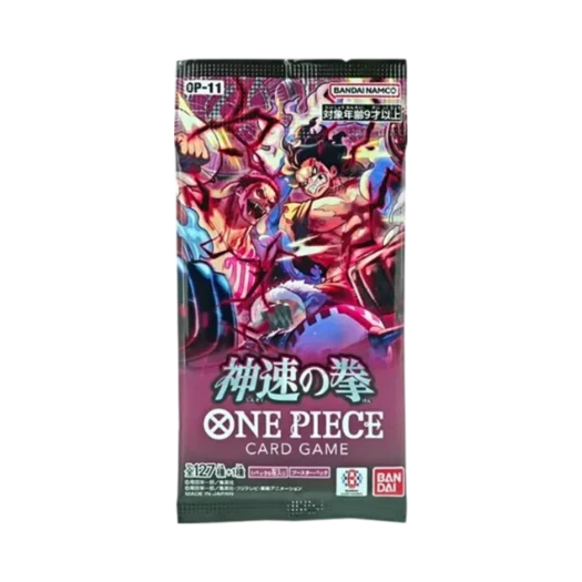 원피스 TCG OP-11 부스터 팩 신속의 주먹 팩 (6장/일어판) 상품 이미지