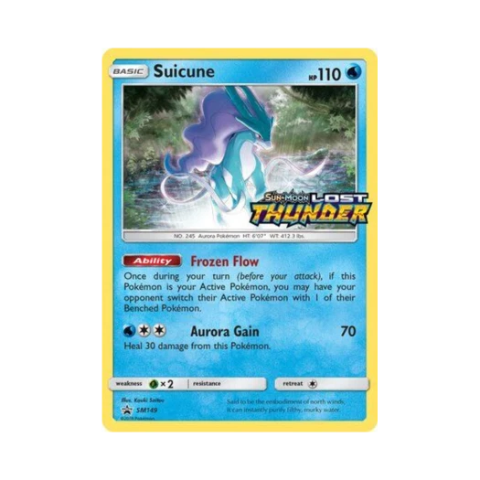 포켓몬 TCG 스이쿤 P 썬 & 문 프로모카드 (영문판)